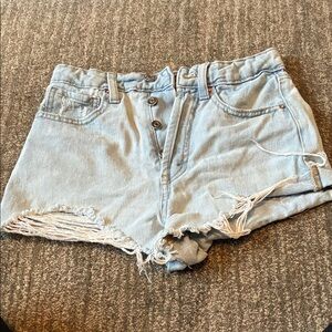 Wild Fable Light Blue Distressed Jean Shorts